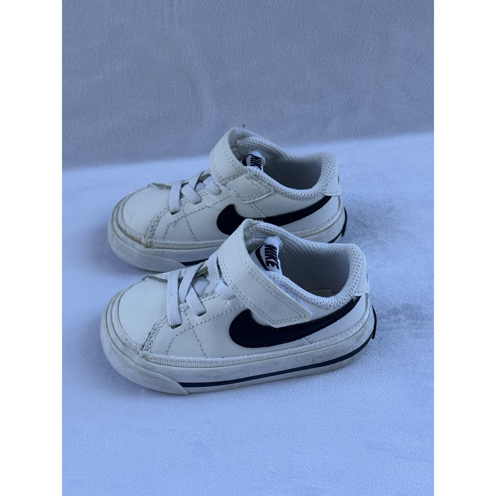 Nike Toddler Court Legacy (Tdv) White Game Royal Blue Da5382 101 Size 5c